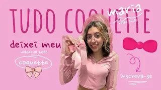 COMPREI MEU MATERIAL E DEIXEI ELE TODO COQUETE