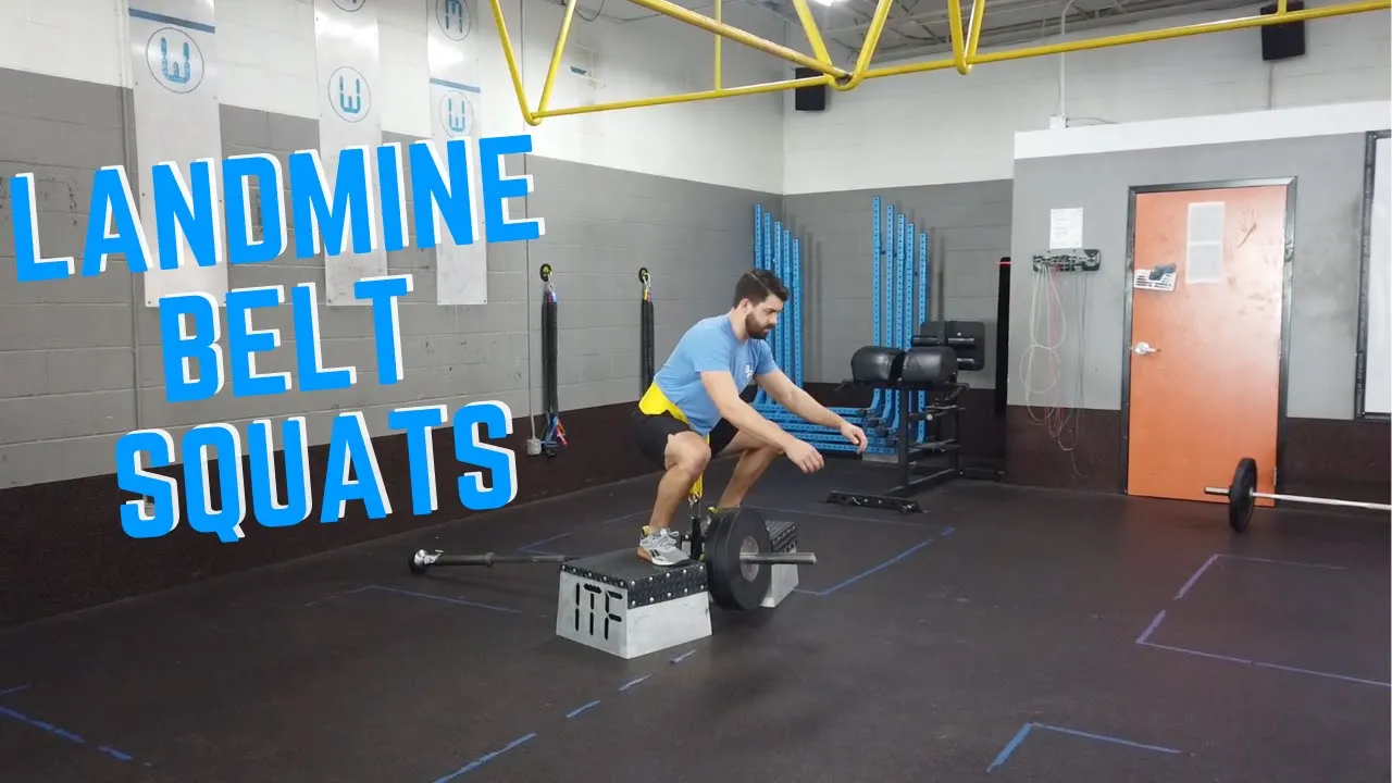 Image Landmine Belt Squat