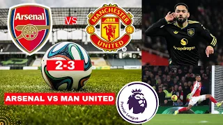 Arsenal vs Manchester United 2-3 Live Premier League Football EPL Match Score Highlights Gunners FC