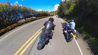 BMW S1000rr F900R - Street Ride Only Sound - Insta360