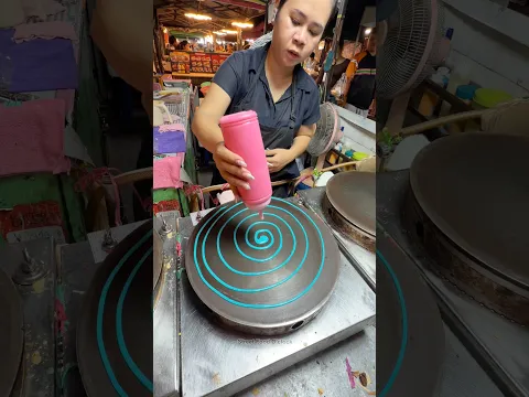 Amazing Business Idea! Cute Banana Oreo Crepe From Thailand