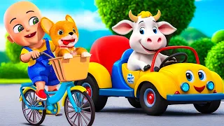 Wheels On The Bus Go Round And Round + Lola the cow song + Bingo | Nursery Rhymes and Kids Songs