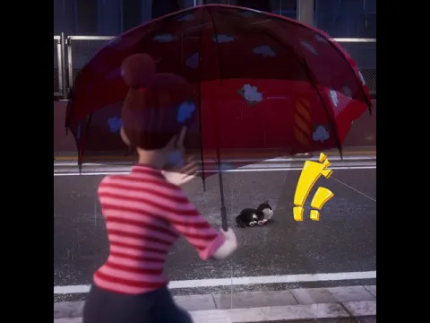 「パズにゃん/Kitten Match」野良猫の逆転人生#ねこ #shorts