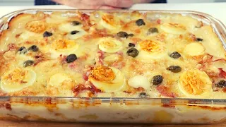BATATA GRATINADA À PORTUGUESA. RECEITA COM CARA DE ALMOÇO DE DOMINGO