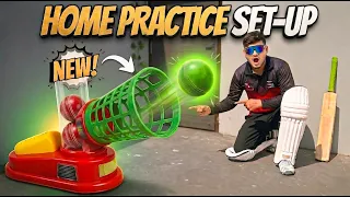 Low Budget Home Cricket Practice Setup!💸😱