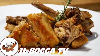 765 - Coniglio all'aglio, e previeni ogni sbaglio! (secondo di carne catalano facile e gustoso)