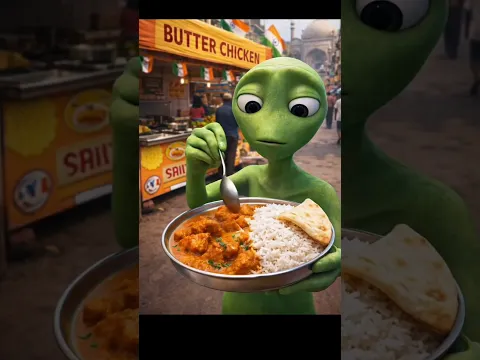 Green Alien Dance | El Chombo - Dame Tu Cosita feat. - Yeşil Uzaylı curry Rice  #dametucosita