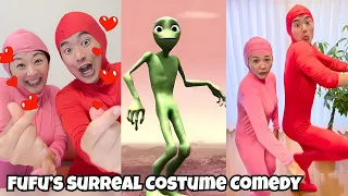 Surreal Ziki & Zaki Costume Horror Comedy | Fufu/ふうふ Bizarre Sketch Compilation 2024 Part1