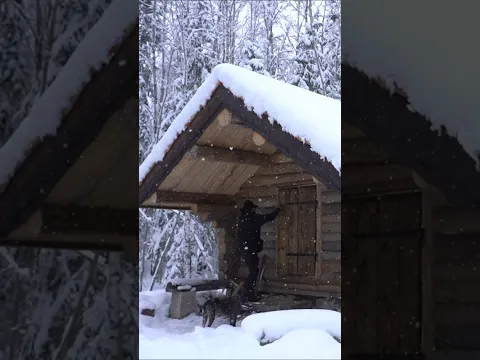 Building A Log Cabin Alone ep 2
