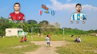 Team Ronaldo vs Team Messi CHALLENGE #video #football #challenge #ronaldo #messi 