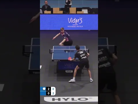 WHAT😳 IS 🤯 GOING 🫠 ON ⁉️continuing for the crowd 🫶#ettu #tabletennis #HyloChampionsLeague