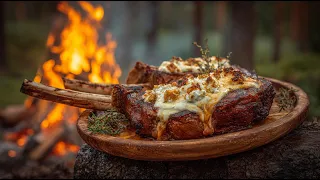 INSANE TOMAHAWK STEAK! 🥩🔥 Tandoor + Cheese Sauce Overload