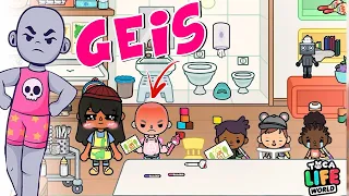 😒PRIMEIRO DIA DE AULA DO GEIS - Toca Life World