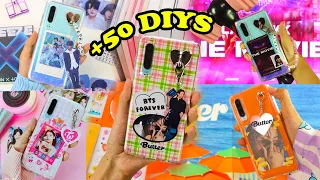 50 IDEAS PARA HACER FUNDAS PARA TU CELULAR ❤️ #KPOP REGRESO A CLASE