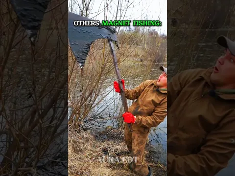 Others magnet fishing vs this guy ☠️ #edit #fishing #trollface #magnet #newyork #usa
