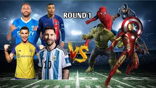Football Legends 🆚 Avengers Legends 👑👑⚽