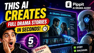 This AI Creates Full Drama Stories in Seconds 🤯 | Pippit AI Drama Agent