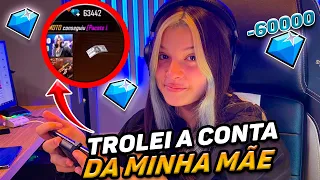PERDI MINHA CONTA RARA DO FREE FIRE.  A DUDA PASSOU DOS LIMITES #umadani #umaduda