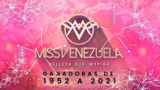 👑 TODAS LAS GANADORAS del ✨ MISS VENEZUELA 1952-2021 👑
