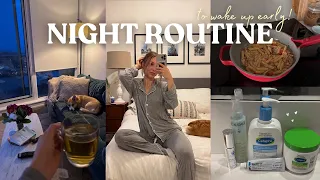 MY NIGHT ROUTINE TO WAKE UP EARLY | healthy habits & relaxation.