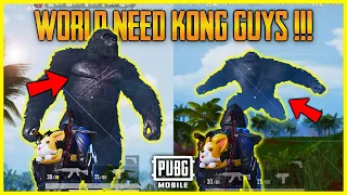 PUBG MOBILE KONG IS HERE IN SANHOK | KONG MODE IN PUBG MOBILE - GODZILLA VS KONG MODE | V1.4.0 🐵😲😍