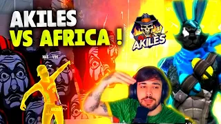 AKILES vs WITHE4444! 😰 WEEDZAO APOYÓ A LATAM FRENTE AL TERROR DE AFRICA!