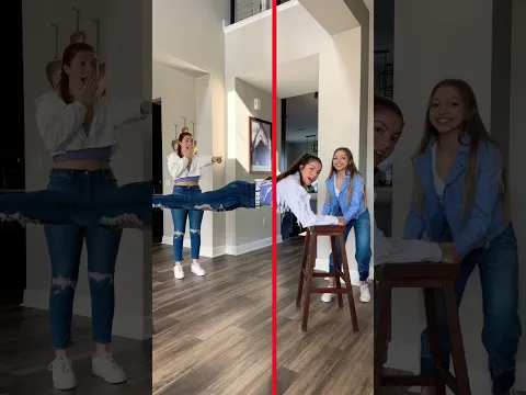 She’s FLYING! 😱😂 (Fireboy DML Peru - Scan filter challenge) | Triple Charm #shorts