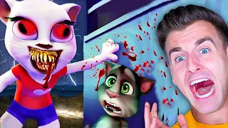 Testing The Creepy TALKING Angela App For The 1st Time..