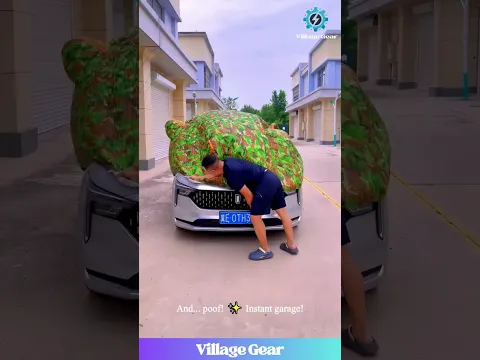 My Car NEEDS This Folding Garage RIGHT NOW! 😂 This is the Coolest Car Gadget I've Ever Seen! #car