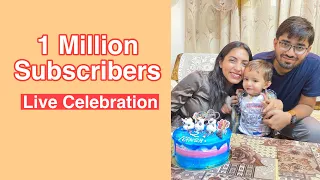 Live Celebration 1 Million Subscribers in Vora Family | Sakshi Nishant Vora