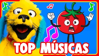 🎵 TOP MÚSICAS DIVERTIDAS 🎵 - 10 MINUTOS com as músicas infantis mais ouvidas da Hora do Mostarda