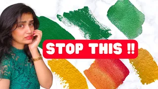 WORST MISTAKE Beginners Make In Acrylic Painting 😱 | DOs & DON'Ts Of Acrylic Painting | IN HINDI