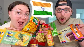 We tried INDIAN SNACKS for the FIRST TIME!!!