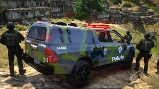 OPERAÇÃO na COMUNIDADE | COE COMANDO E OPERAÇÕES ESPECIAIS | GTA 5 POLICIAL