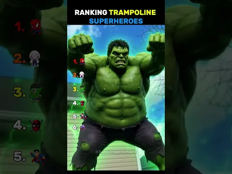 Ranking Trampoline Superheroes  #usa