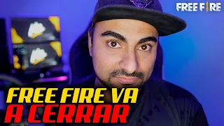 FREE FIRE VA A CERRAR? ESTE AÑOS?