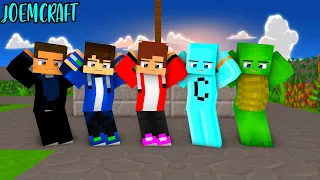YOUTUBERS CRAFTEE, MAIZEN, APHMAU | GOMY GOMY DANCE | SHUFFLE DANCE - Minecraft Animation