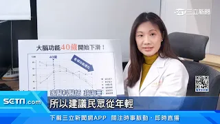 40歲腦功能下滑！美研究「綜合維他命」有助延緩衰退｜三立新聞網