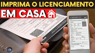 COMO IMPRIMIR LICENCIAMENTO DO VEÍCULO (CRLV) EM CASA - PASSO A PASSO