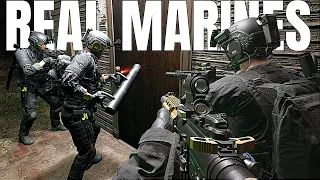 REAL MARINES & SWAT | CQB TACTICS | TWISTED NERVE READY OR NOT #marines #readyornot