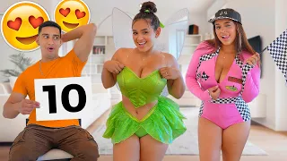 BOYFRIEND RATES MY SPICY HALLOWEEN COSTUMES!