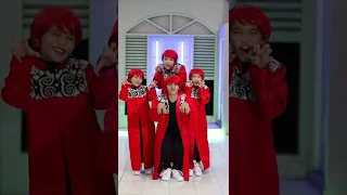 PESULAP MERAH JOGET ANAK KUCING MEONG MEONG - BTS