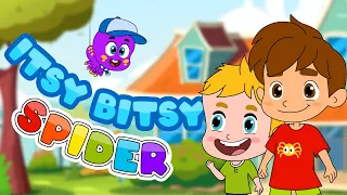Itsy Bitsy Spider | Classic Nursery Rhymes for Kids | BubbleeBob 🕷️
