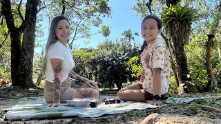 Vlog do nosso piquenique no lago 