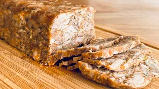 COLAGENO PURO! Queso de Cerdo, Chancho, FIAMBRE, casero 100% 🐷 FÁCIL y muy rico | Vane Fernández