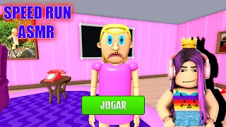 SPEED RUN - Speed Run TEAM EVIL MOM ESCAPE!👱🏻‍♀️ TEAMWORK OBBY Roblox