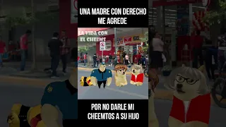 MADRE E HIJO CON DERECHO me GOLPEAN por ROB4RSE mis CHEETOS #shorts
