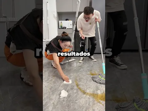 Este trapeador dejó el suelo completamente seco en segundos