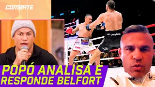 POPÓ ANALISA LUTA CONTRA BAMBAM E RESPONDE A VITOR BELFORT | ESPECIAL | Combate.globo
