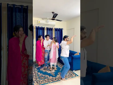 Pappa Ka Chicken Dance🤣 #zidaanshahidaly #familycomedy  #shorts